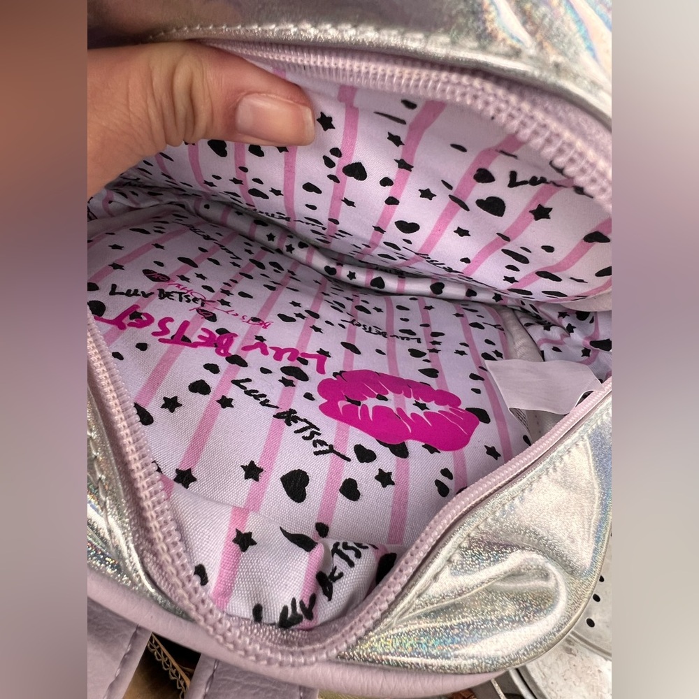 Silver Mini Backpack - image 4